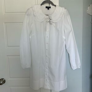 J. Crew White Mini Dress